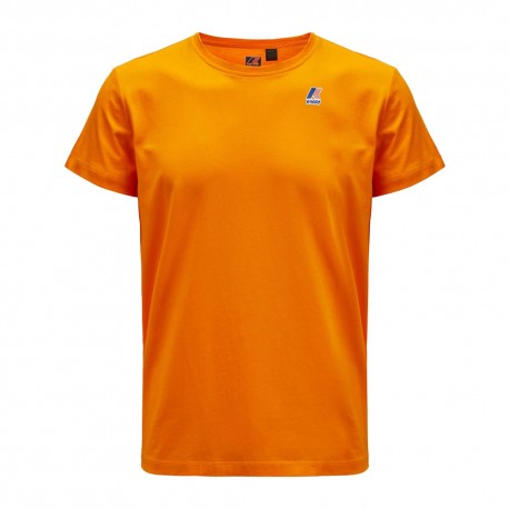 K-Way T-Shirt Le Vrai Arancio Uomo
