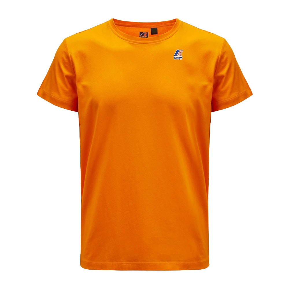 REPLAY W3698b T-Shirt Donna - 548 Arancione, Taglia S, Cotone Tinto In Capo
