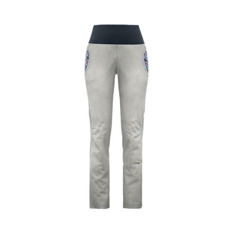 Crazy Pantaloni Trekking After Light Grigio Bianco Donna