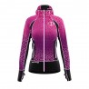 Crazy Maglia Trekking Oxygen Light Nero Fucsia Donna