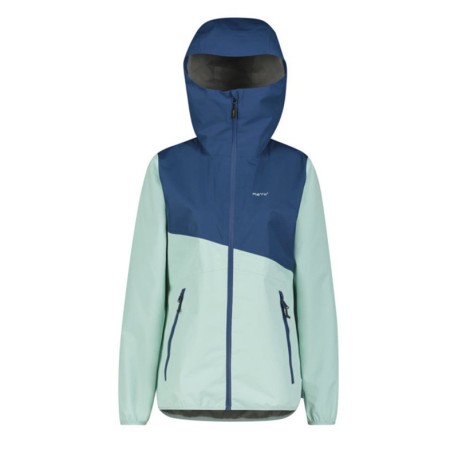 Meru Giacca Trekking Gambell Hoodie Blu Verde Donna