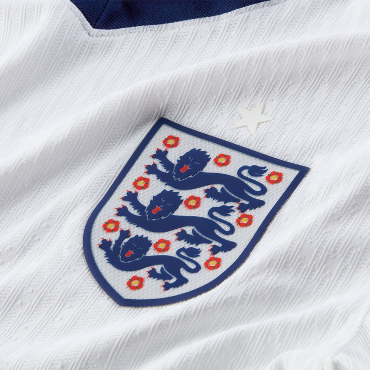 Nike Maglia Maniche Corte Home England Match Bianco Blu Uomo