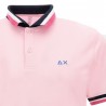 Sun 68 Polo Multistripe Rosa Uomo