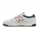 New Balance Bb480 Lea Bianco Blu Rosso - Sneakers Unisex