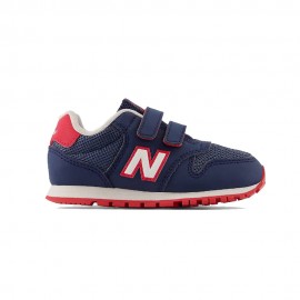 New Balance 500 Td Blu Navy Rosso - Sneakers Bambino