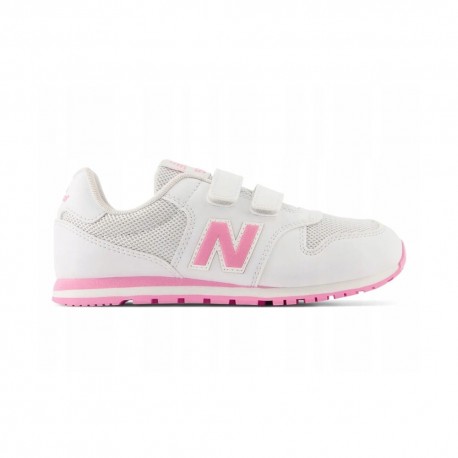 New Balance 500 Ps Bianco Rosa - Sneakers Bambina