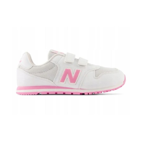 New Balance 500 Ps Bianco Rosa - Sneakers Bambina