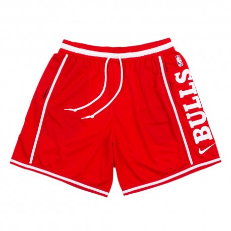 Nike Pantaloncini Basket Nba Bulls Dna 8In Rosso Bianco Uomo