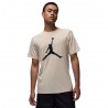 Nike Jordan T-Shirt Big Logo Beige Uomo