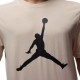 Nike Jordan T-Shirt Big Logo Beige Uomo