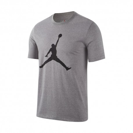Nike Jordan T-Shirt Big Logo Grigio Uomo M