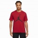 Nike Jordan T-Shirt Big Logo Rosso Uomo