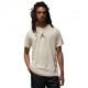 Nike Jordan T-Shirt Logo Centrale Beige Uomo