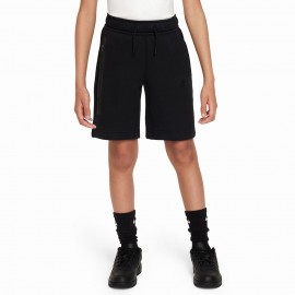 Nike Shorts Tech Fleece Nero Bambino