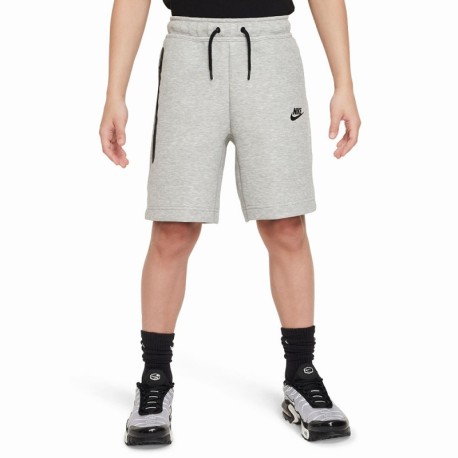 Nike Shorts Tech Fleece Grigio Bambino