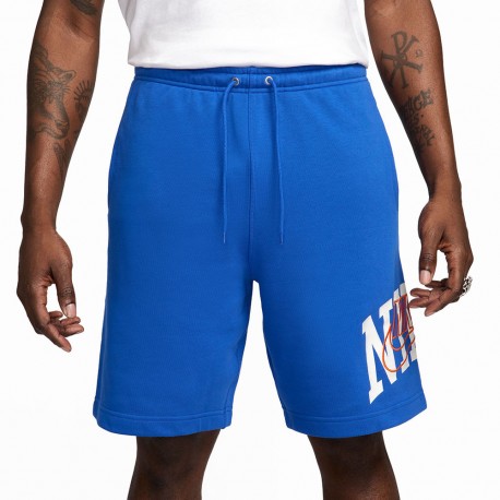 Nike Shorts Logo Blu Uomo