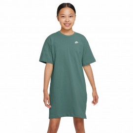 Nike T-Shirt Dress Verde Bambina