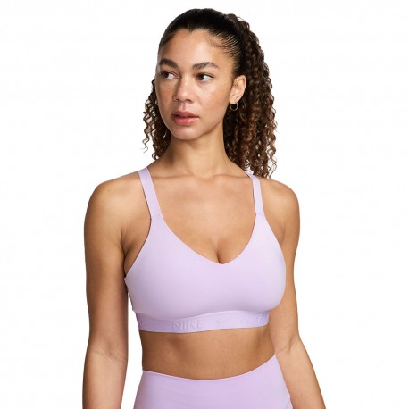 Nike Reggiseno Sportivo Indy Supporto Medio Lilla Donna