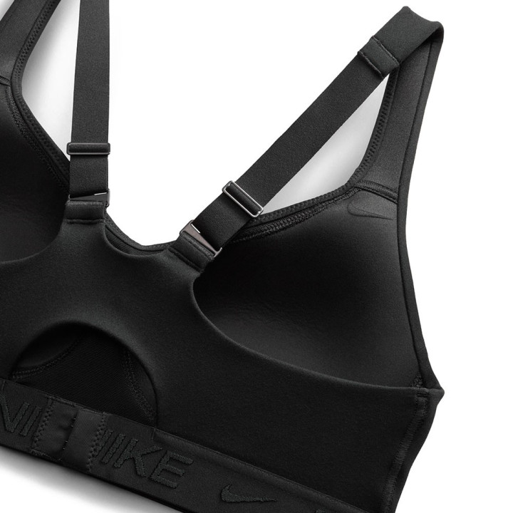 Nike Reggiseno Sportivo Supporto Elevato Alate Nero Donna