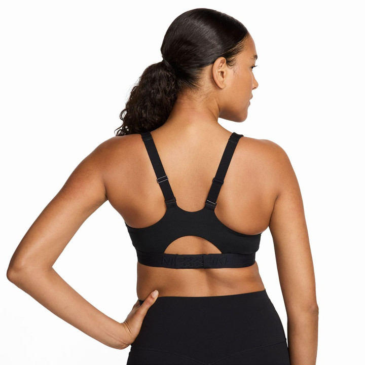 Nike Reggiseno Sportivo Supporto Elevato Alate Nero Donna