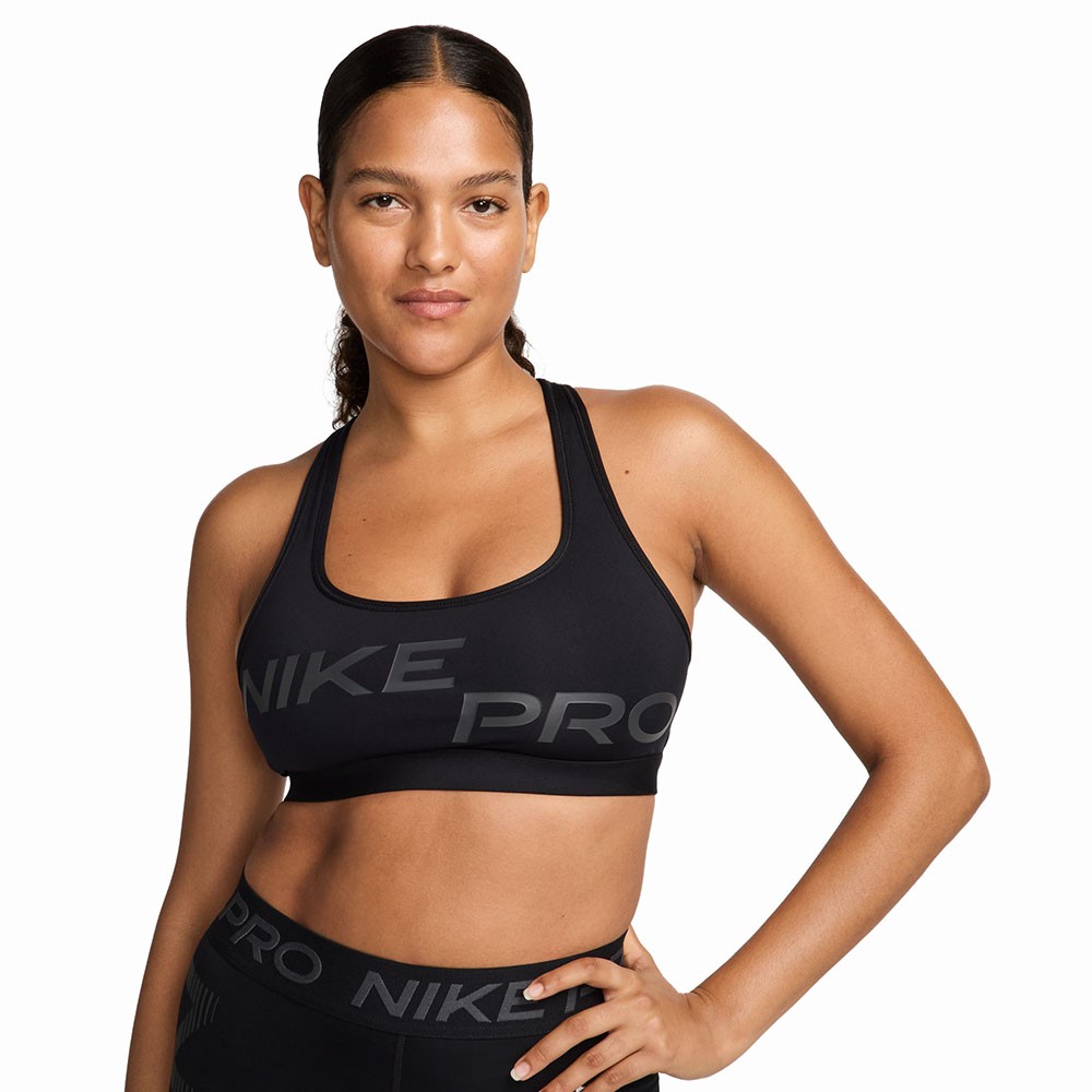 Image of Nike Reggiseno Sportivo Pro Swoosh Nero Donna L