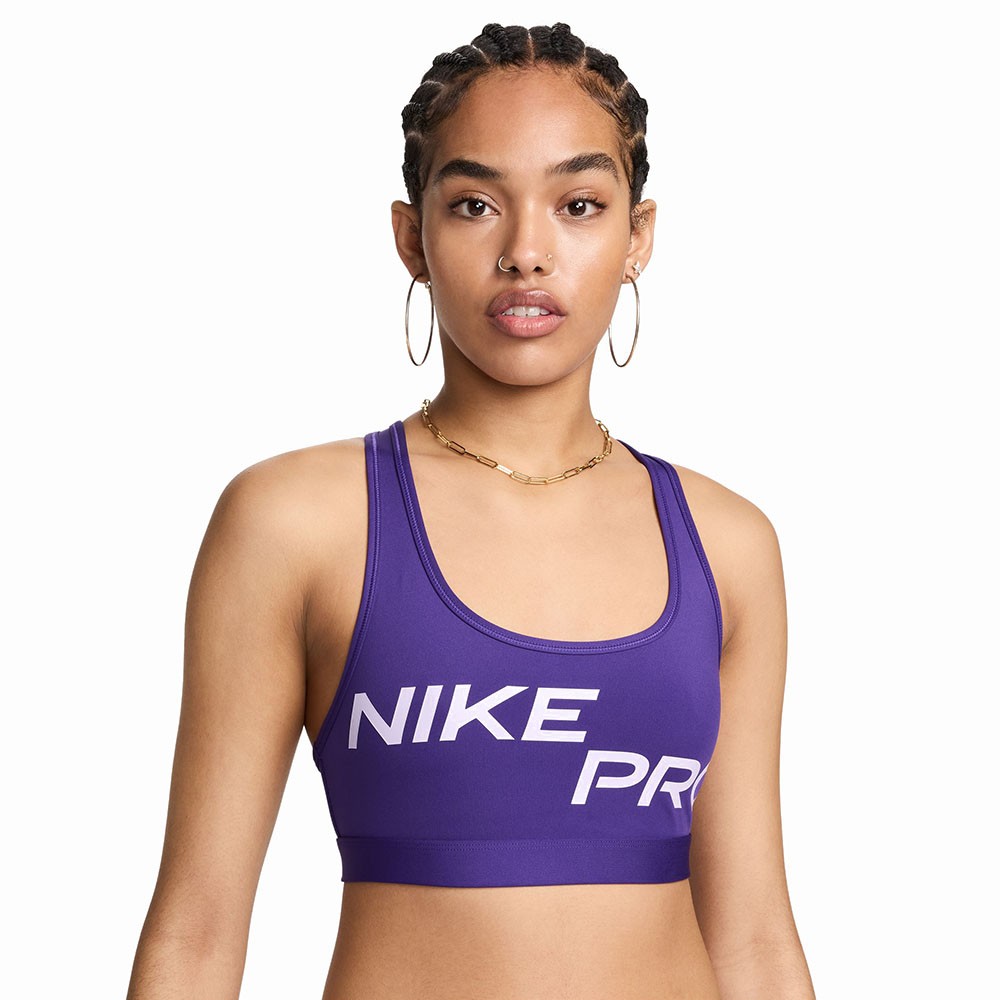 Image of Nike Reggiseno Sportivo Pro Swoosh Viola Donna L