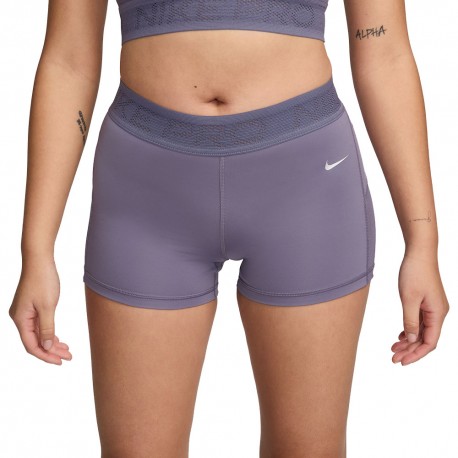 Nike Shorts Sportivi Train Lilla Donna