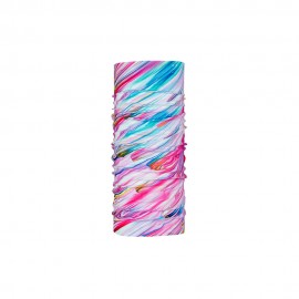 Sciarpa A Tubo Original rosa blu bianco
