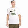 Nike Maglietta Palestra Train Cotton Bianco Uomo