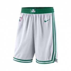 Nike Pantaloncini Basket Nba Celtics Association Bianco Verde Uomo