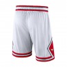 Nike Pantaloncini Basket Nba Bulls Association Bianco Rosso Uomo