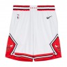 Nike Pantaloncini Basket Nba Bulls Association Bianco Rosso Uomo