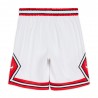 Nike Pantaloncini Basket Nba Bulls Association Bianco Rosso Uomo