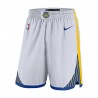 Nike Pantaloncini Basket Nba Warrior Association Bianco Giallo Uomo
