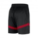 Nike Pantaloncini Basket Nba Bulls Practice Nero Rosso Uomo