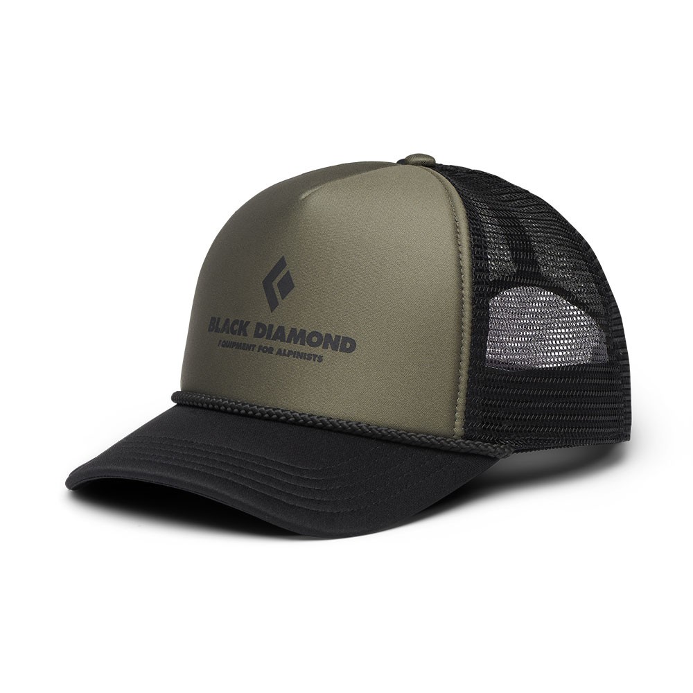 Black Diamond - Cappello Camionista Flat Bill Tundra/cappellino Base Nero, Cappuccio Ombrellone