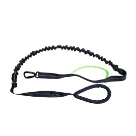 Guinzaglio Per Cani Jogging 4 Season nero verde lime