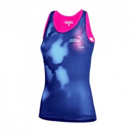 Dotout Canotta Ciclismo Mood 2.0 Fucsia Blu Donna