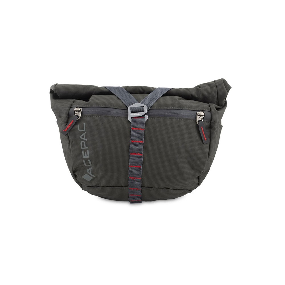 Image of Acepac Borsa Bici Manubrio Gravel 5L Grigio 5 Litri