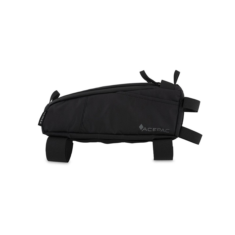 Acepac Borsa Bici Telaio Gravel 1.2L Top Tube Nero 16 Litri