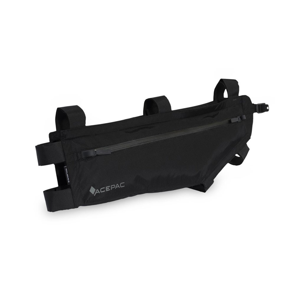 Acepac Borsa Bici Telaio Gravel 3.7L Nero 3,7 Litri