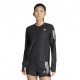 ADIDAS Maglia Running Manica Lunga Otr Nero Bianco Donna