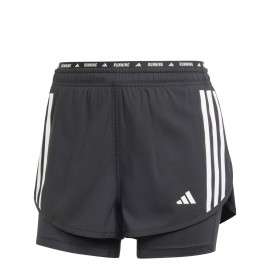 ADIDAS Pantaloncini Running 2In1 Otr Nero Bianco Donna