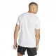 ADIDAS T-Shirt Running Energized Bianco Nero Uomo