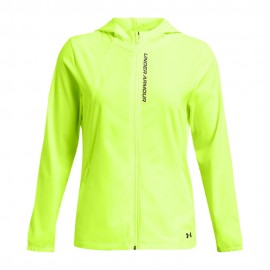 Under Armour Giacca Running Outrun The Storm High-Vis-Giallo Nero Donna