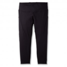 Brooks Leggings Palestra Capri Source Nero Donna