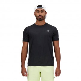 New Balance Maglia Running Athletics Run Nero Uomo