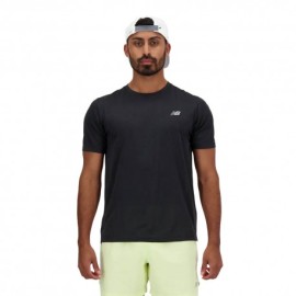 New Balance Maglia Running Athletics Run Nero Uomo