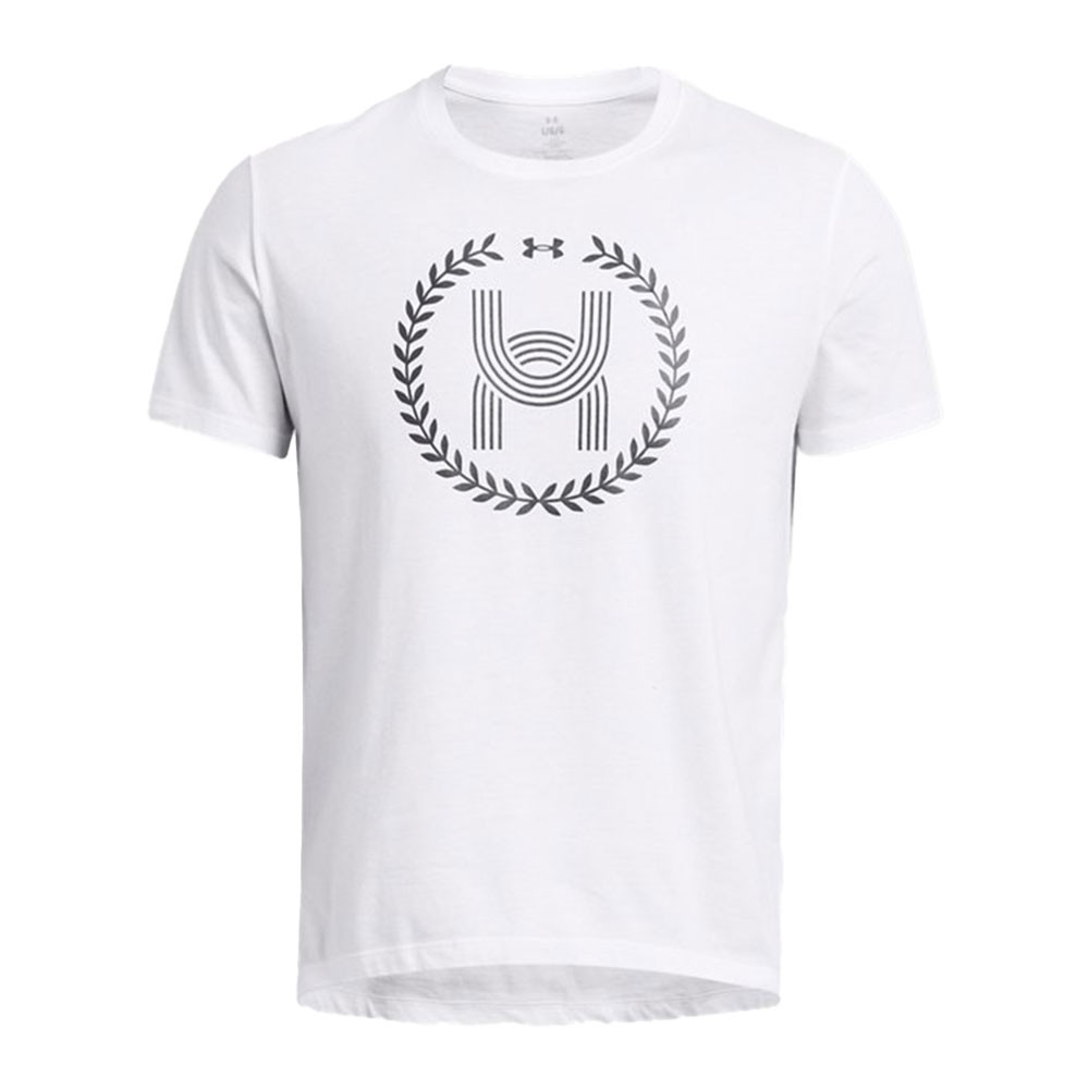 Under Armour Maglia Running Wreath Bianco Uomo M