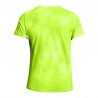 Under Armour Maglia Running Laser Wash High-Vis-Giallo Nero Donna